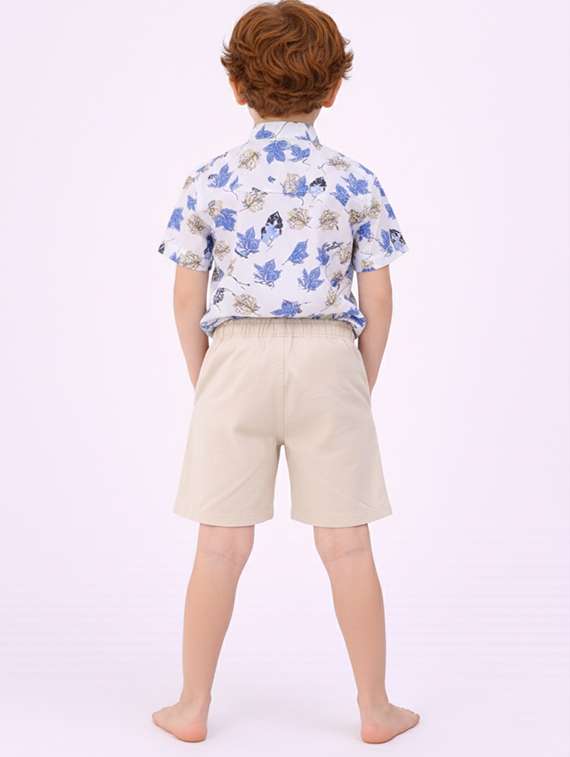 boys printed shirt and shorts set - 22346050 -  Standard Image - 3
