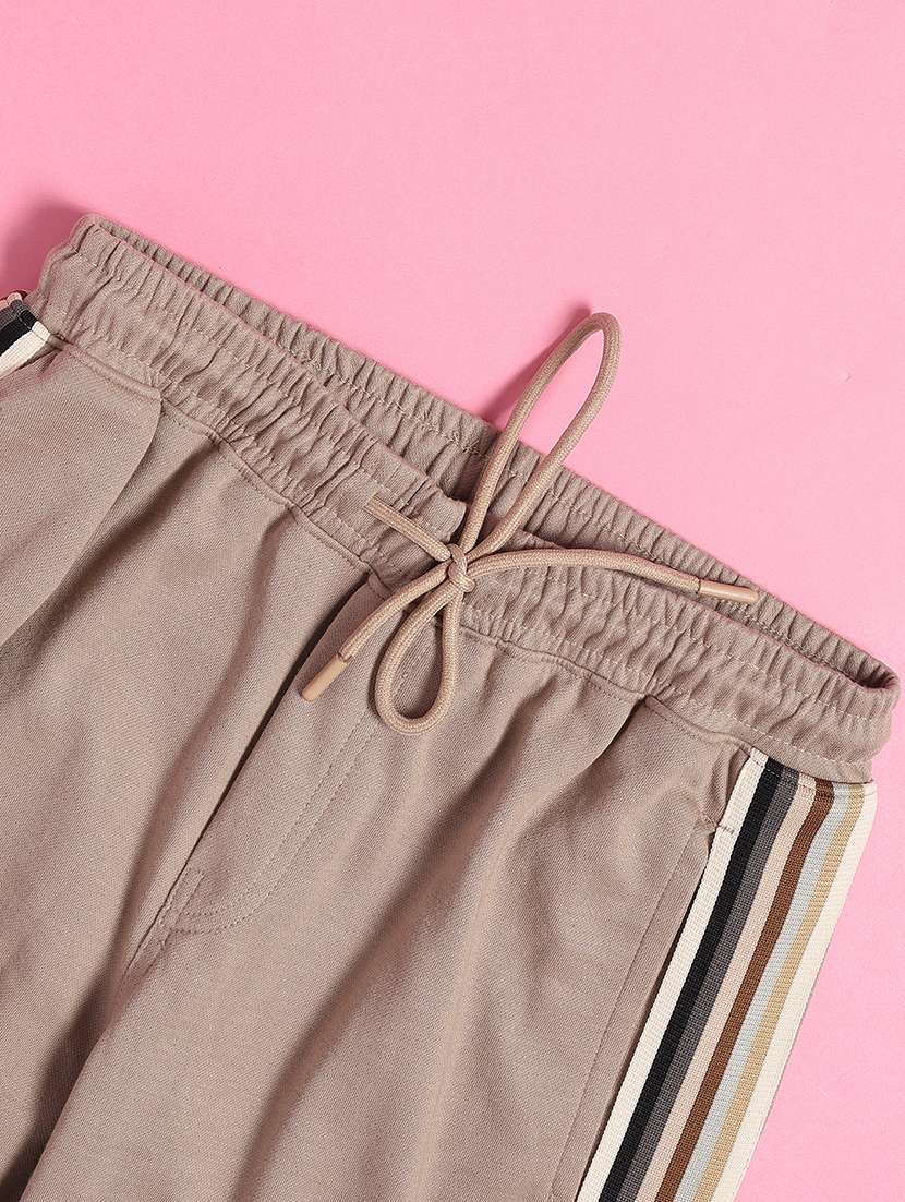 beige cotton blend palazzo trouser - 22346112 -  Standard Image - 3