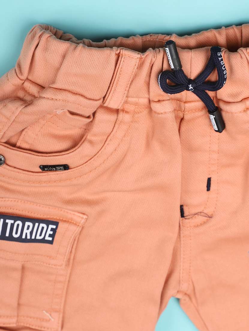 orange cotton combo infant twin set - 22346141 -  Standard Image - 5