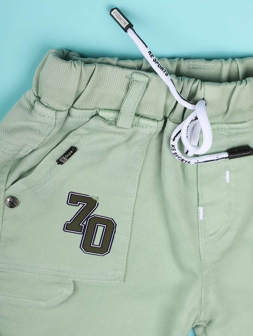green cotton combo infant twin set - 22346143 -  Standard Image - 5