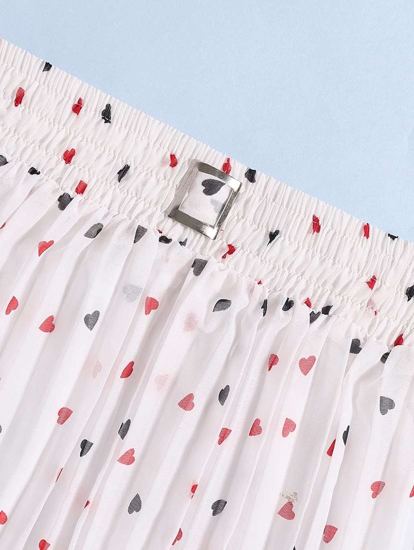 off white cotton flared skirt - 22346344 -  Standard Image - 3