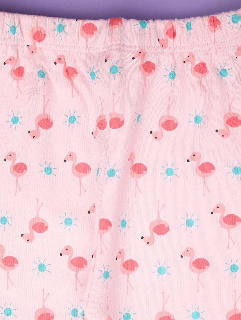 pink cotton combo infant twin set - 22346477 -  Standard Image - 5