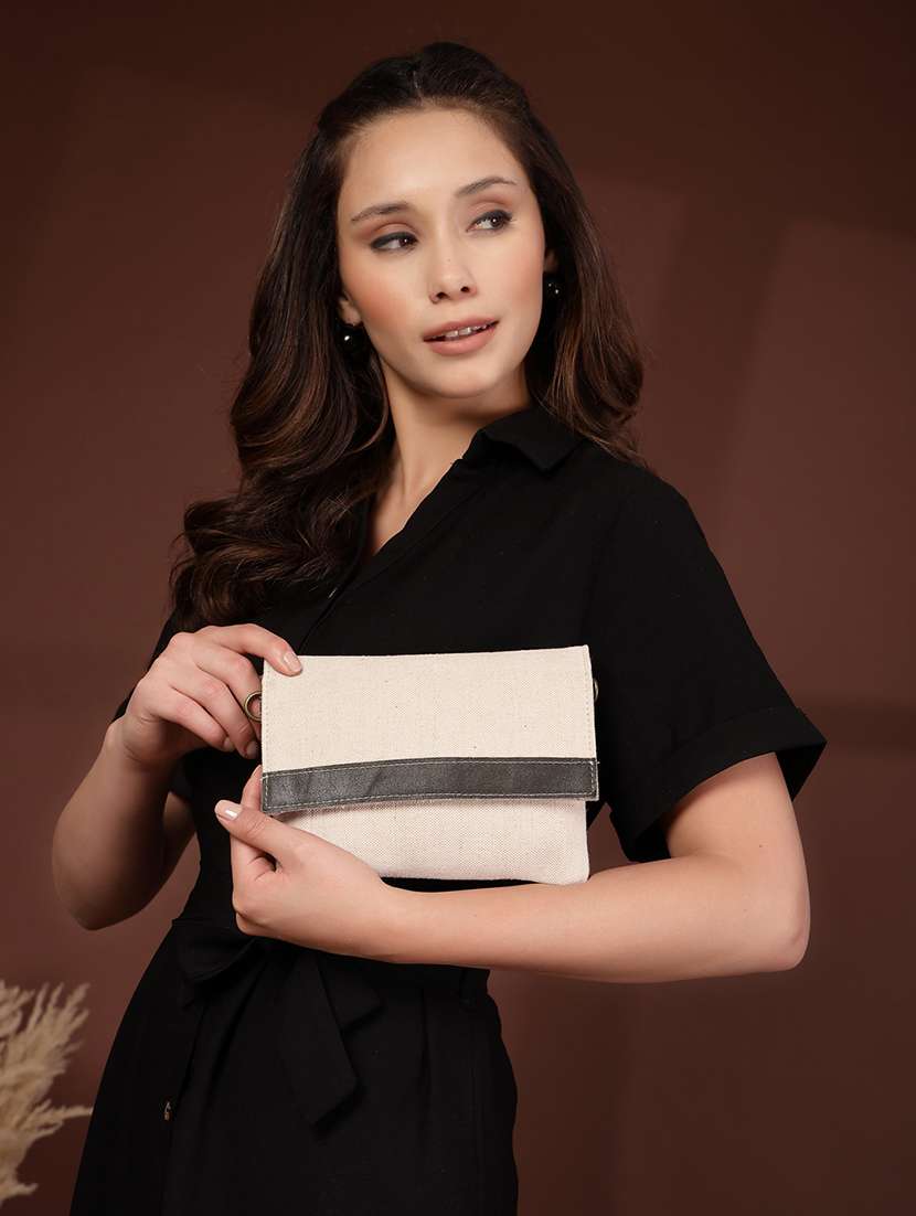 women solid sling bag with adjustable strap - 22346797 -  Standard Image - 5