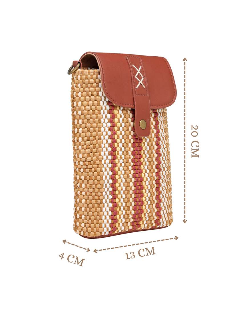 Women Self Designed Sling Bag With Adjustable Strap - 22346799 -  Standard Image - 3