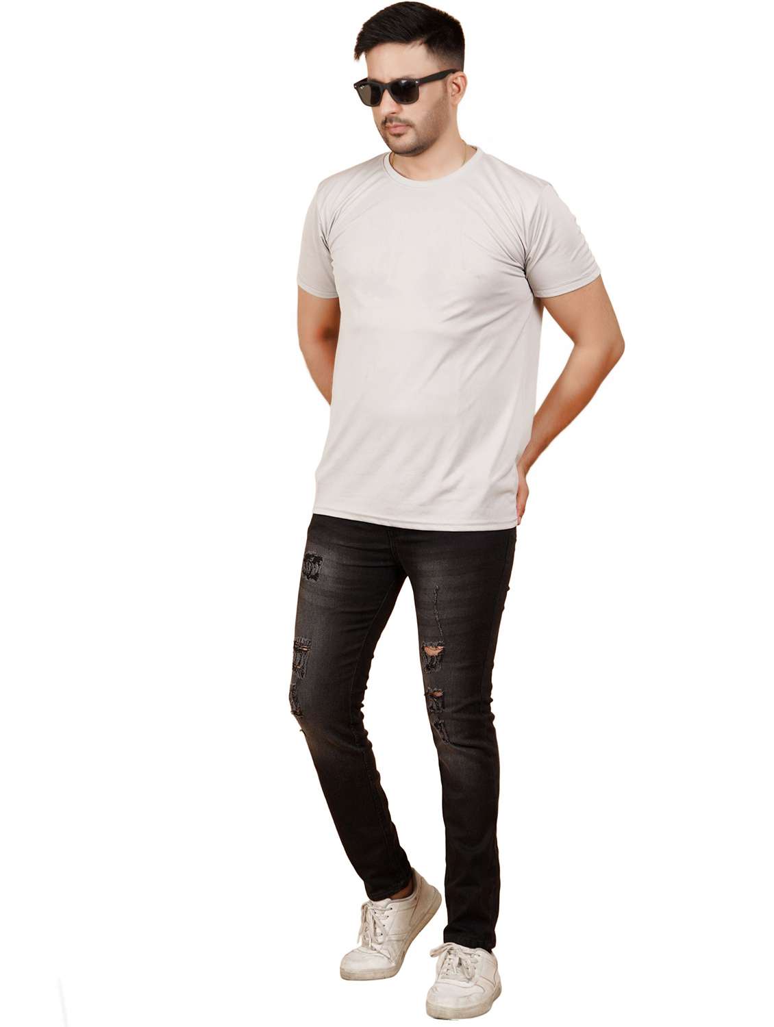 men distressed mid rise slim fit jean - 22347181 -  Standard Image - 3