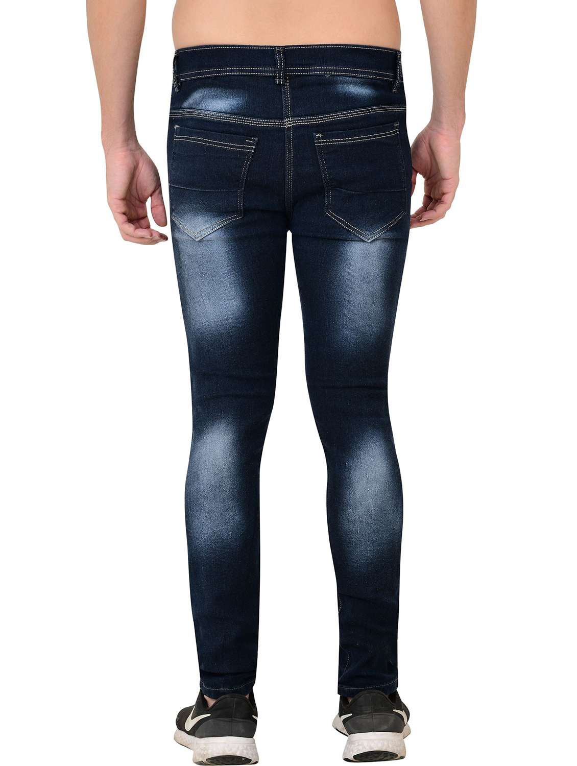 men slash knee mid rise skinny fit jean - 22347732 -  Standard Image - 3