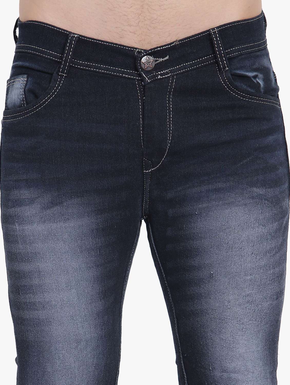 men solid mid rise slim fit jean - 22348066 -  Standard Image - 3