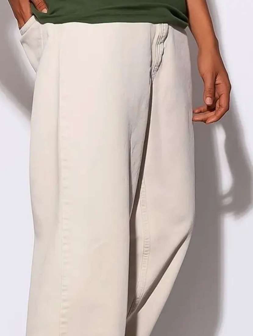 men solid mid rise baggy jeans - 22348137 -  Standard Image - 3