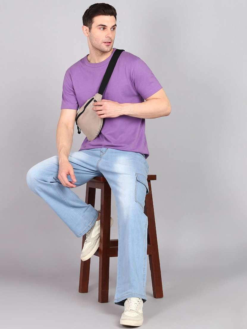 men washed mid rise cargo - 22348793 -  Standard Image - 3