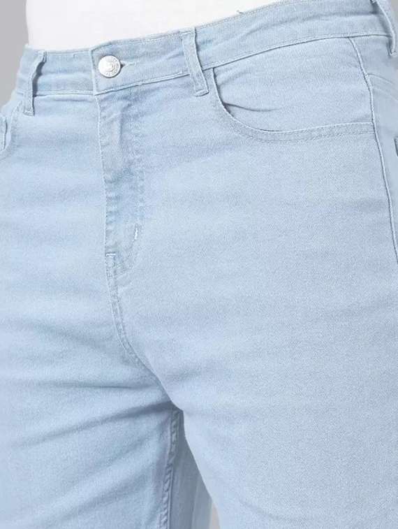 men solid mid rise straight fit jeans  - 22348966 -  Standard Image - 3