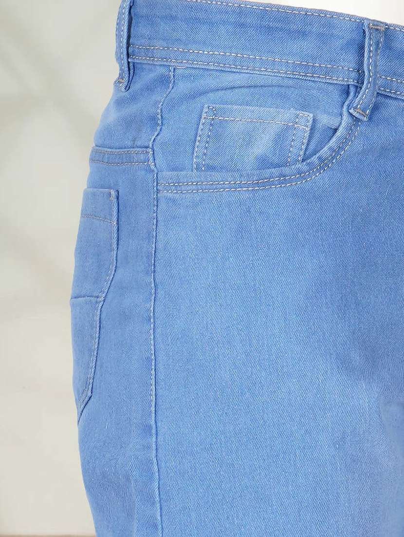 men washed mid rise straight fit jeans - 22348993 -  Standard Image - 3