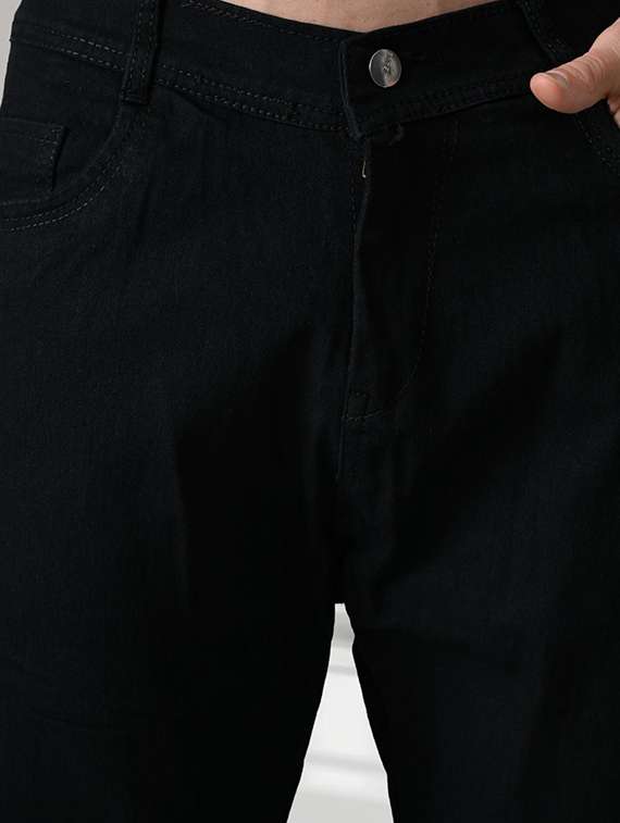 men solid mid rise denim cargo - 22349231 -  Standard Image - 3