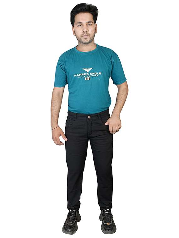 men solid mid rise slim fit jeans - 22349395 -  Standard Image - 3