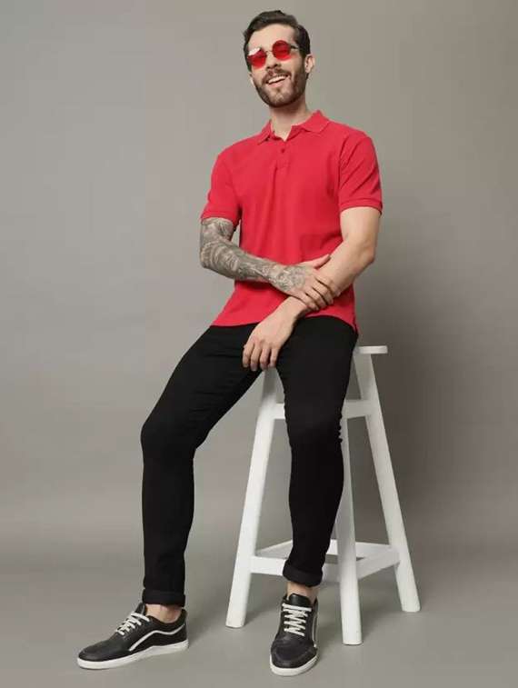 men solid mid rise slim fit jean - 22349418 -  Standard Image - 3