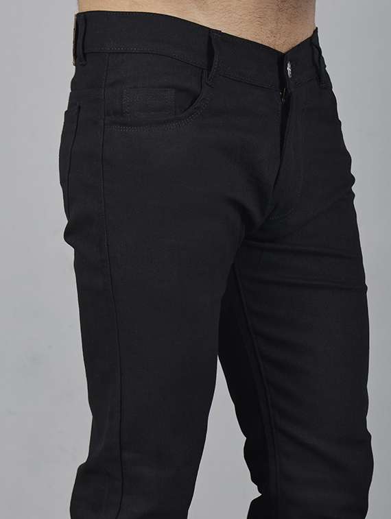 men solid mid rise slim fit jeans - 22349607 -  Standard Image - 3
