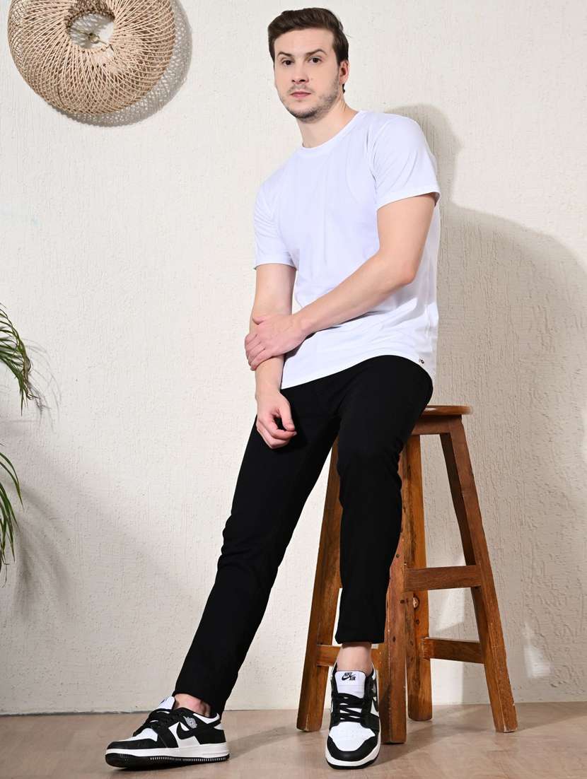 men solid mid rise skinny jeans  - 22349647 -  Standard Image - 3