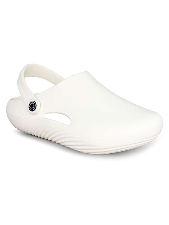 men white slip on clog