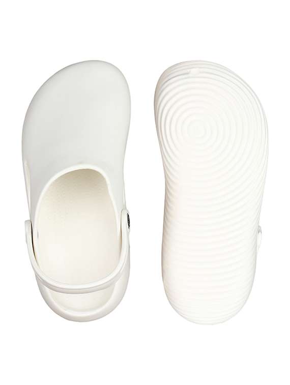 men white slip on clog - 22353443 -  Standard Image - 3
