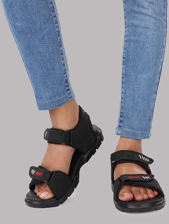 men black back strap floater - 22353444 -  Standard Image - 3