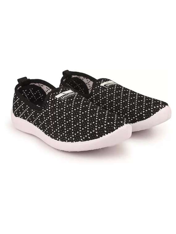 women black slip on casual shoe