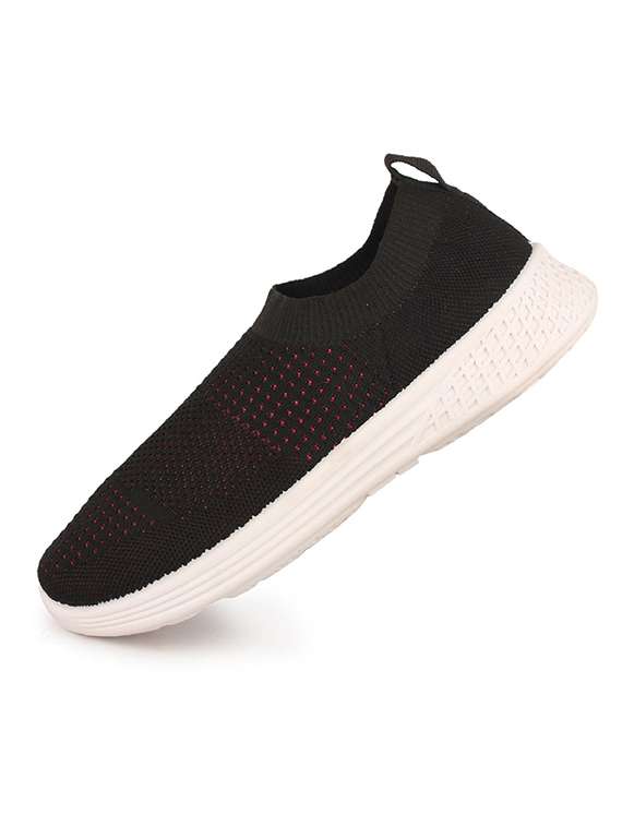 women black slip on casual shoe - 22353450 -  Standard Image - 3