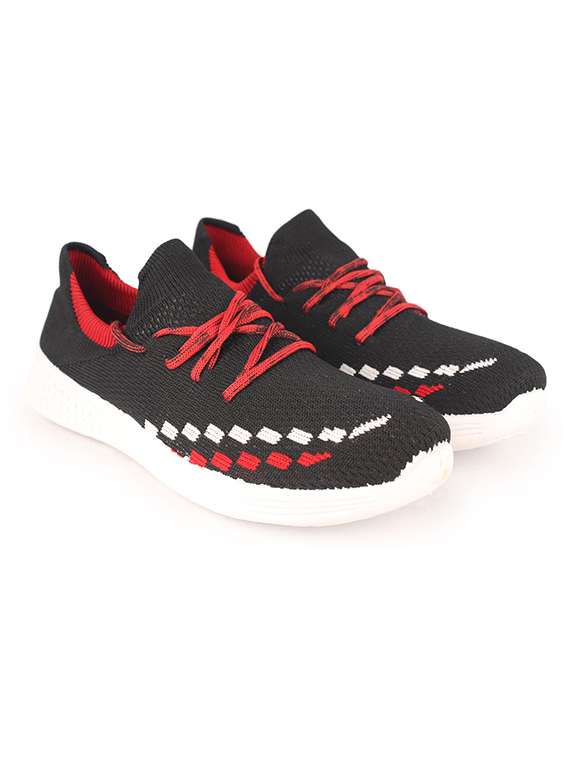 women black lace up casual shoe