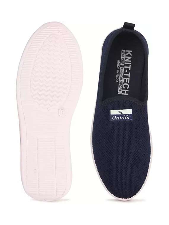 women blue slip on casual shoe - 22353454 -  Standard Image - 3