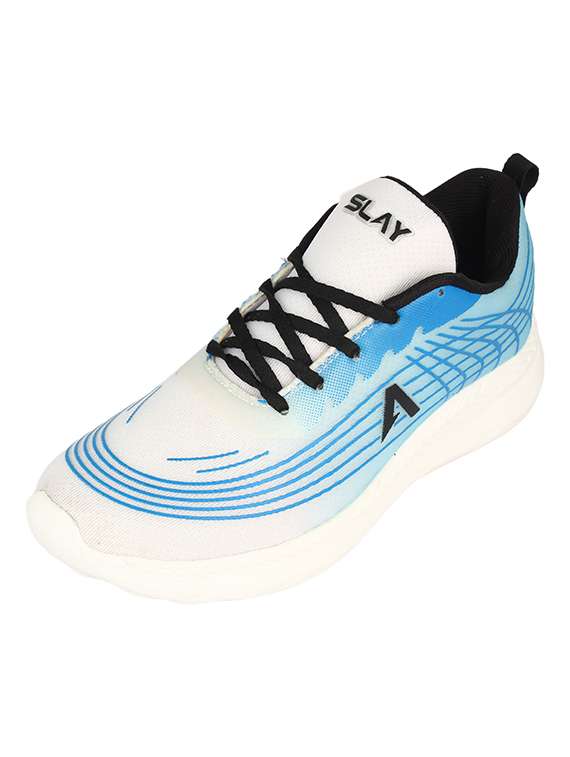 men blue lace up sport shoe - 22353455 -  Standard Image - 3
