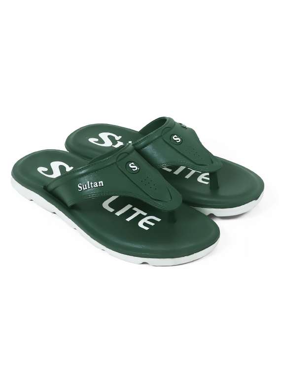 men typographic toe seperator filp flop