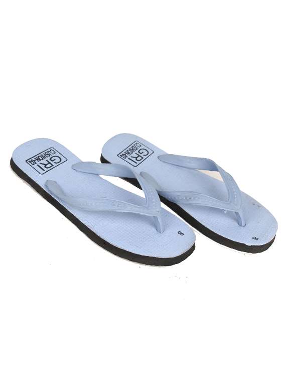 men solid toe seperator slipper