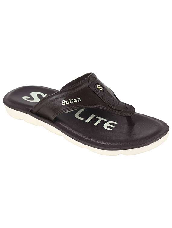 men typographic toe seperator filp flop