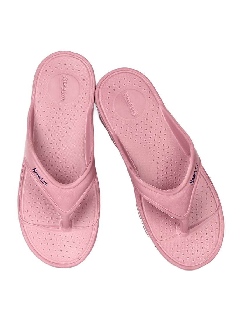 womne pink slip on flip flop - 22353484 -  Standard Image - 3
