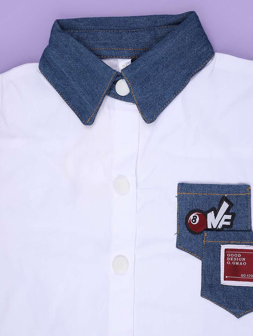 white cotton shirts top - 22353837 -  Standard Image - 3