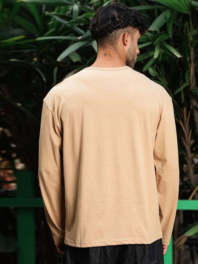 men typographic long sleeve regular fit t-shirt - 22354355 -  Standard Image - 5