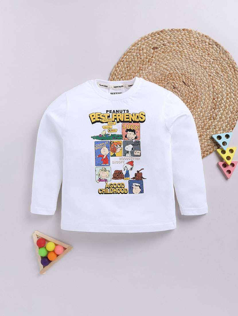 boys printed long sleeve t-shirt