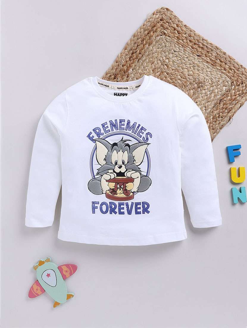 boys printed long sleeve t-shirt