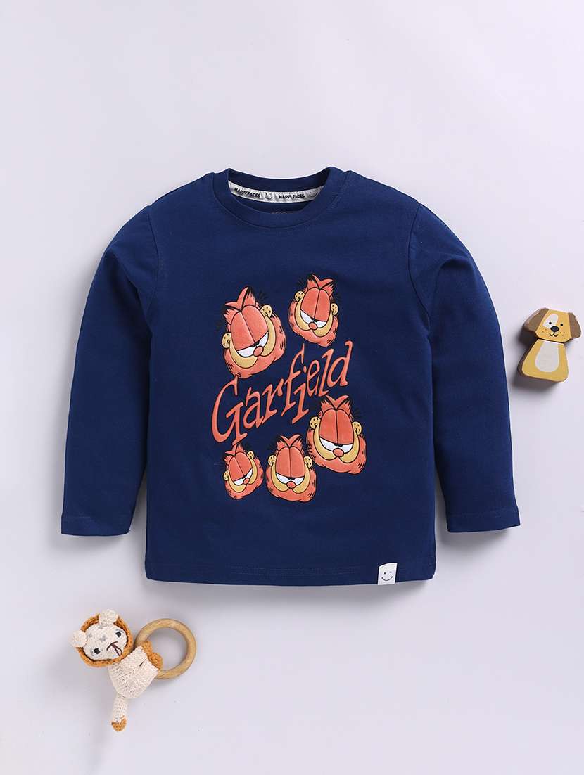 boys printed long sleeve t-shirt