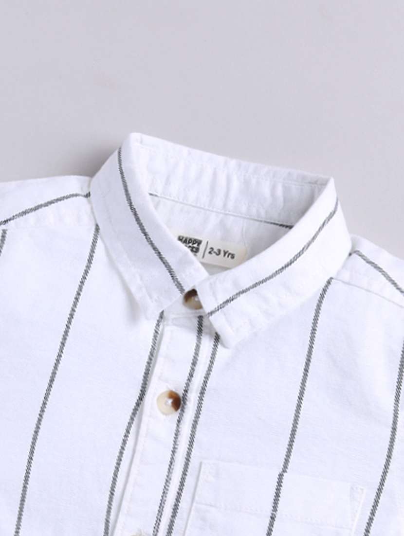 Boys Printed Collared Short Sleeve Shirt - 22354395 -  Standard Image - 3
