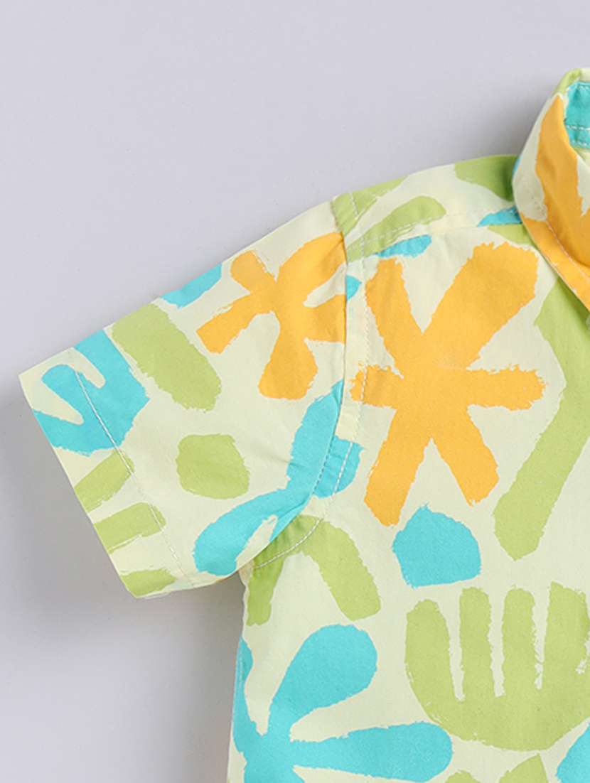 boys printed collared short sleeve shirt - 22354399 -  Standard Image - 3