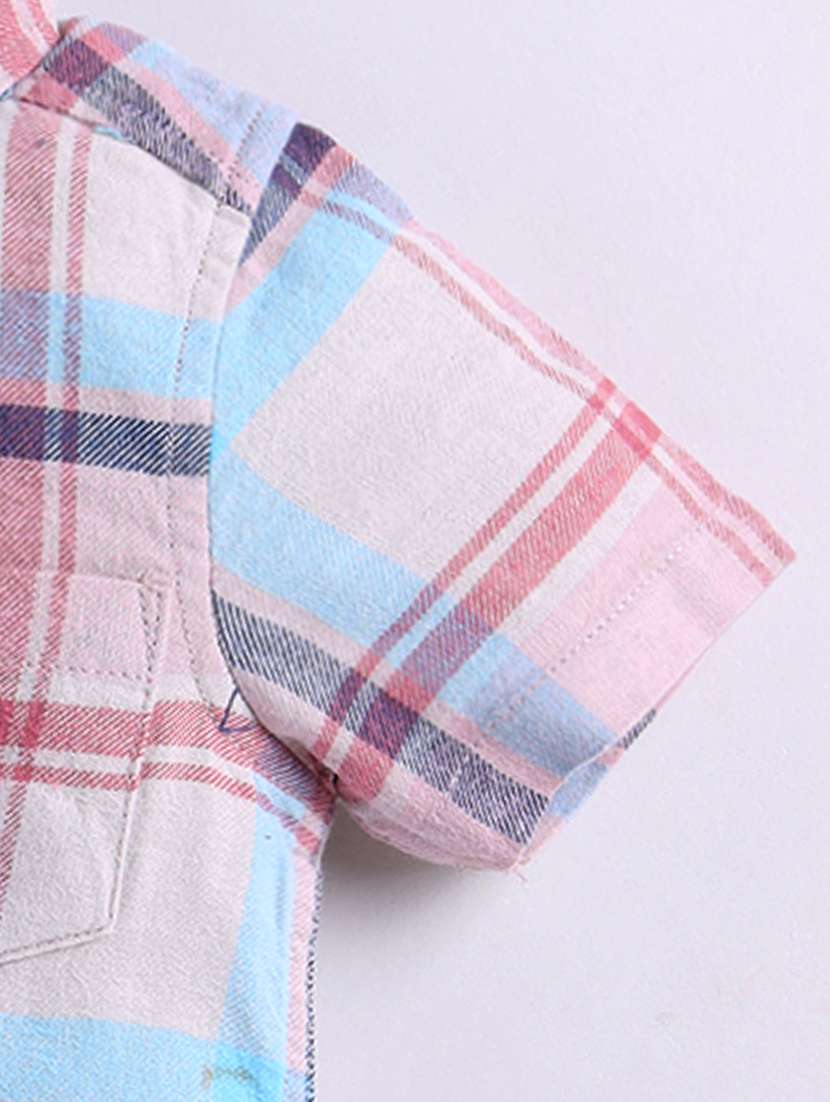 Boys Printed Collared Short Sleeve Shirt - 22354403 -  Standard Image - 3