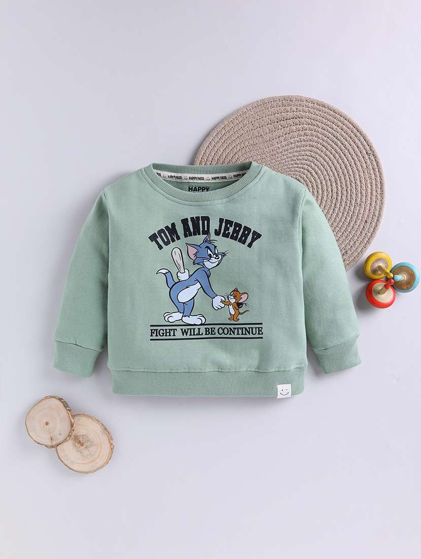 boys printed long sleeve sweatshirt