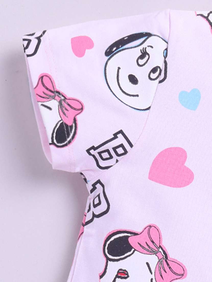Girls Printed Short Sleeve Tee - 22354417 -  Standard Image - 3