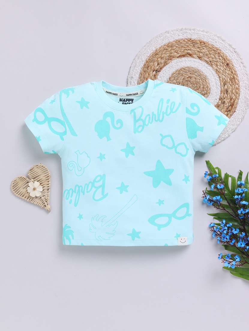 girls printed long sleeve tee
