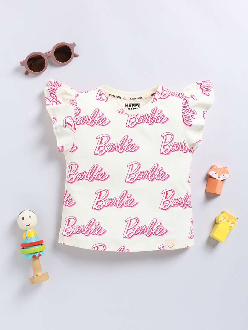 girls printed long sleeve tee