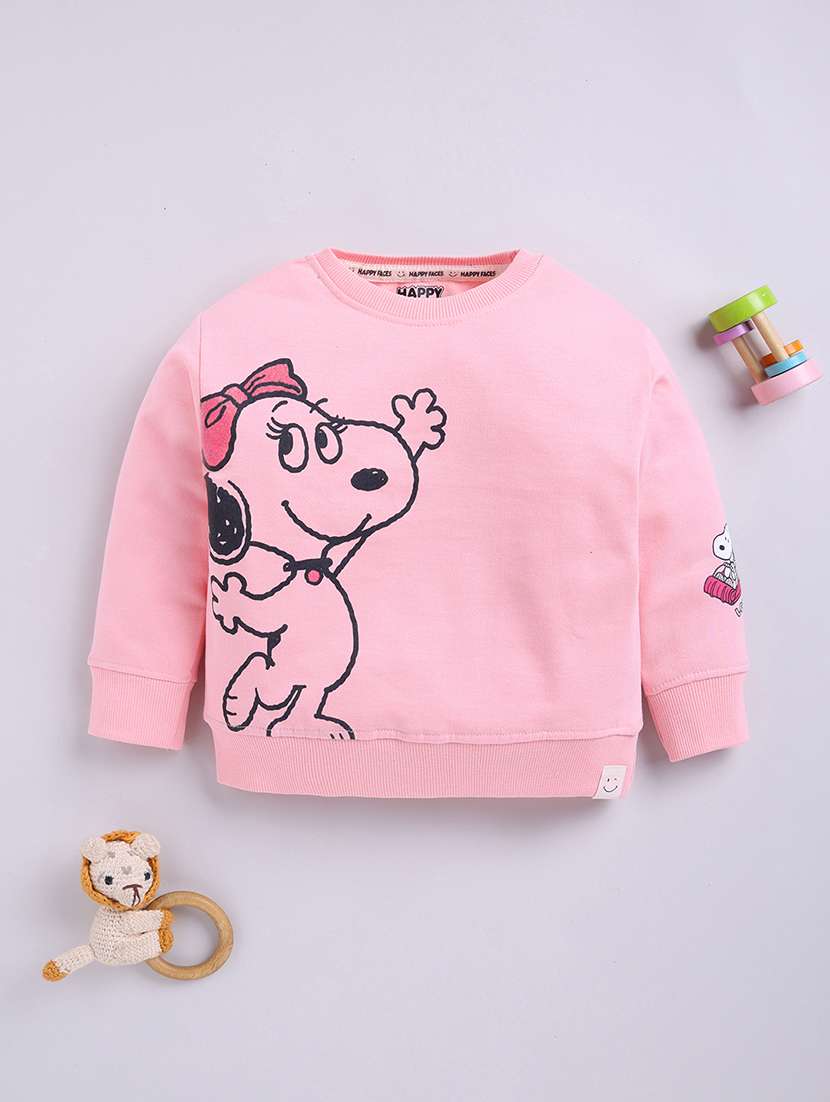 kids printed long sleeve sweatshirt