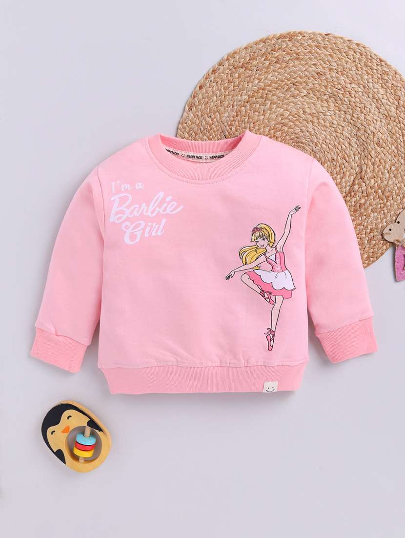 kids printed long sleeve sweatshirt