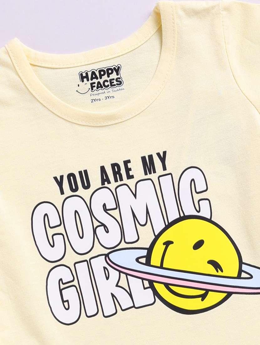 girls printed short sleeve tiered frock - 22354484 -  Standard Image - 3