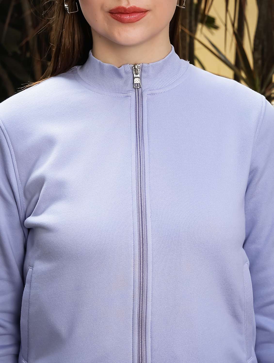 women solid sweatshirt and track pant co-ord set  - 22354498 -  Standard Image - 5