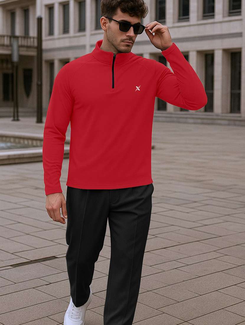 men solid long sleeve regular fit t-shirt - 22354632 -  Standard Image - 3