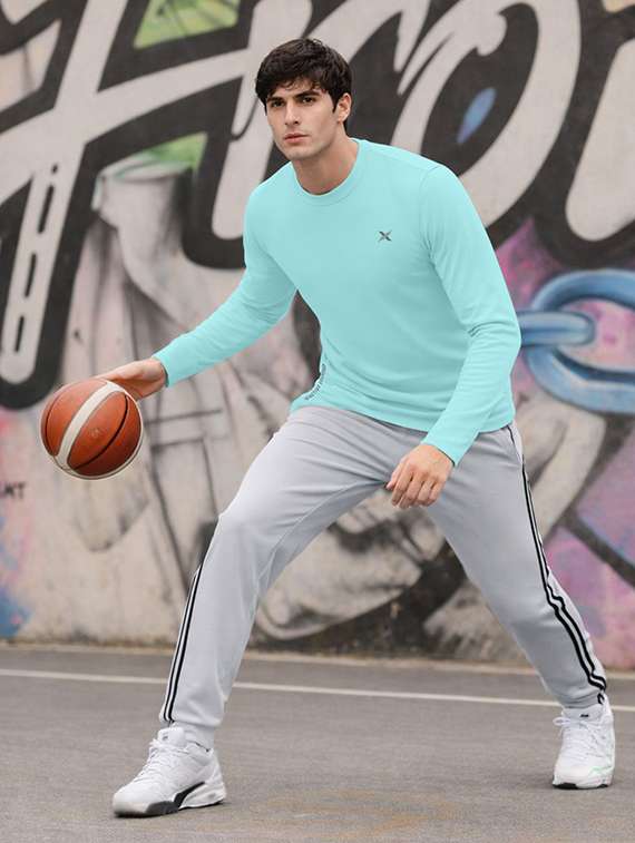 men pack of 4 solid long sleeve sports t-shirt - 22354848 -  Standard Image - 3